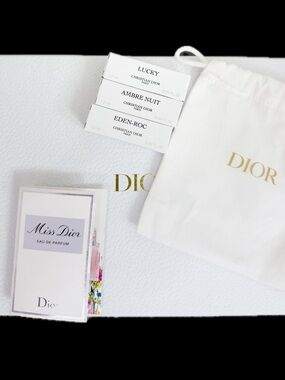 Dior Spray Set with Lucky, Ambre Nuit, Eden-ROC, and Miss Dior